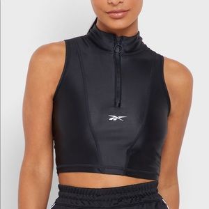 reebok shiny crop top